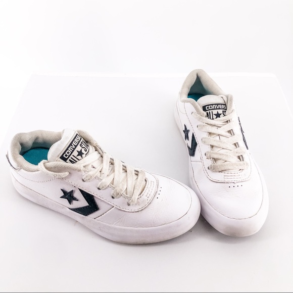 Converse Other - Rare! Leather Converse All Star Sneakers White 11